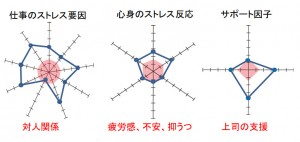 職業性ストレス簡易調査票 結果サンプル