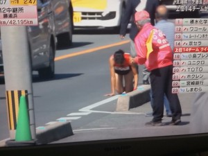 駅伝骨折ランナー
